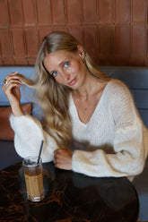 Ivory Echo mohair sweater